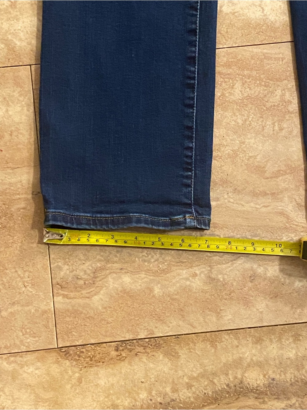 NYDJ Marilyn Straight Lift Tuck Women's Dark Blue Straight-Leg Jeans Size 8 - Picture 6 of 9